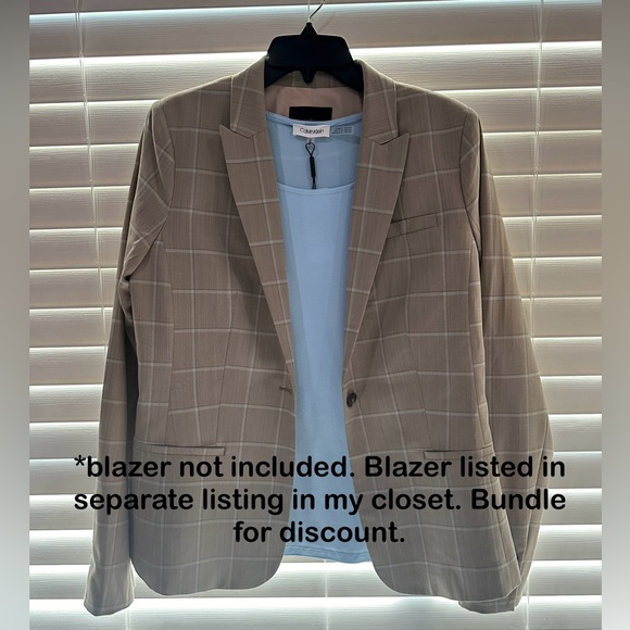 NWT Calvin Klein Dressy T-shirt - Picture 2 of 8